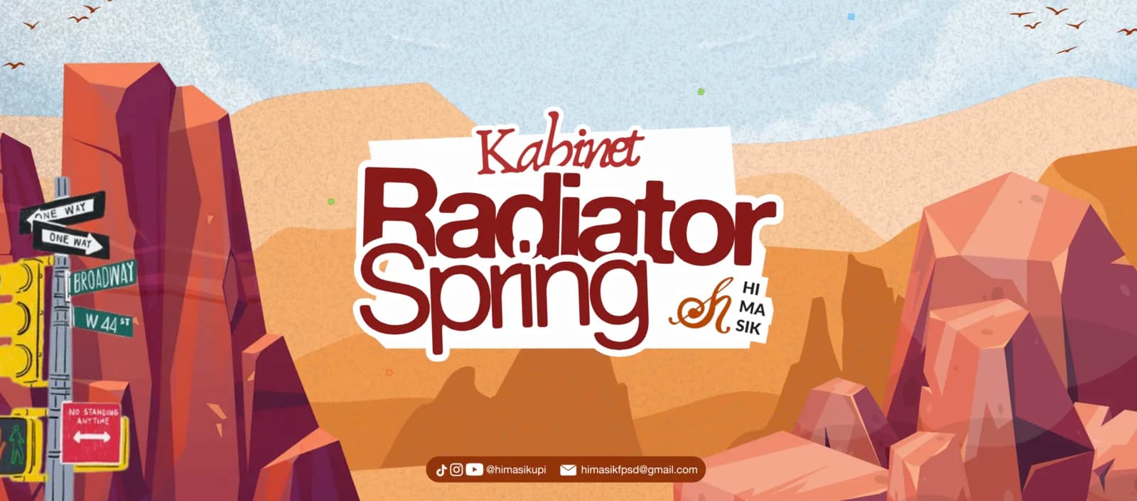 Banner Kabinet Radiator Springs 2026–2027 HIMASIK